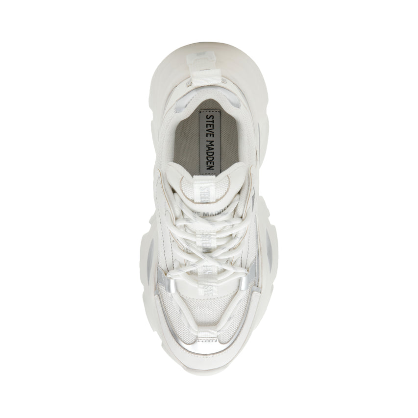 Zapatillas Reckoner blancas con plateado