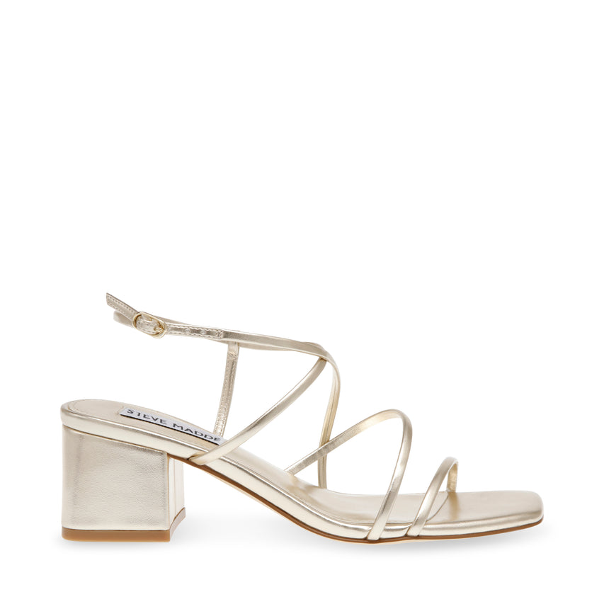 Sandalias de tacón Remmi Doradas