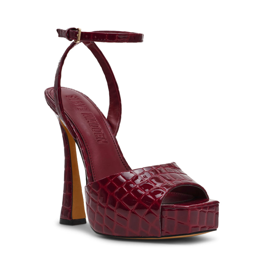 Sandalias de tacón Sass Rojo