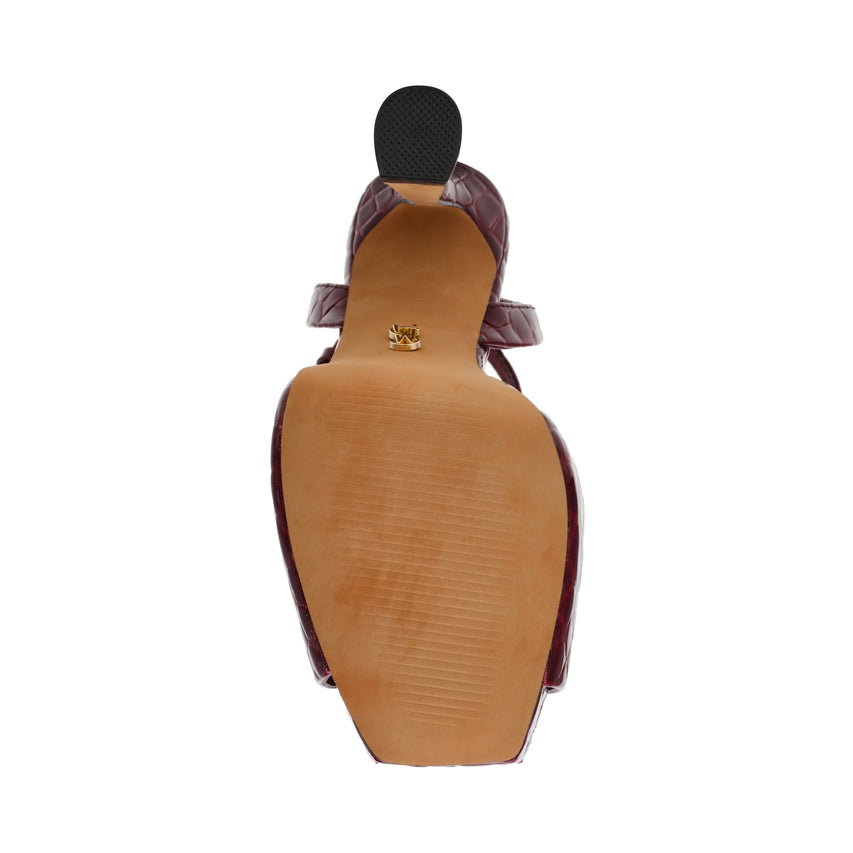 Sandalias de tacón Sass Rojo
