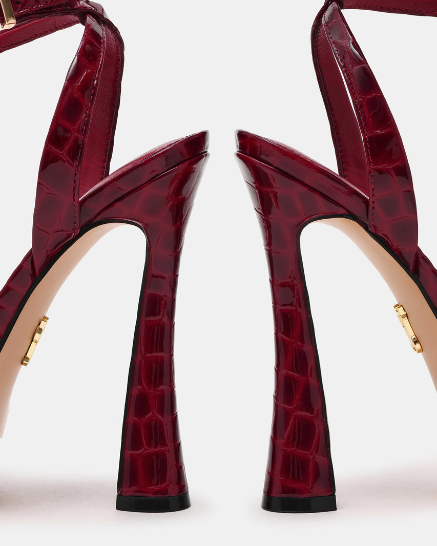 Sandalias de tacón Sass Rojo
