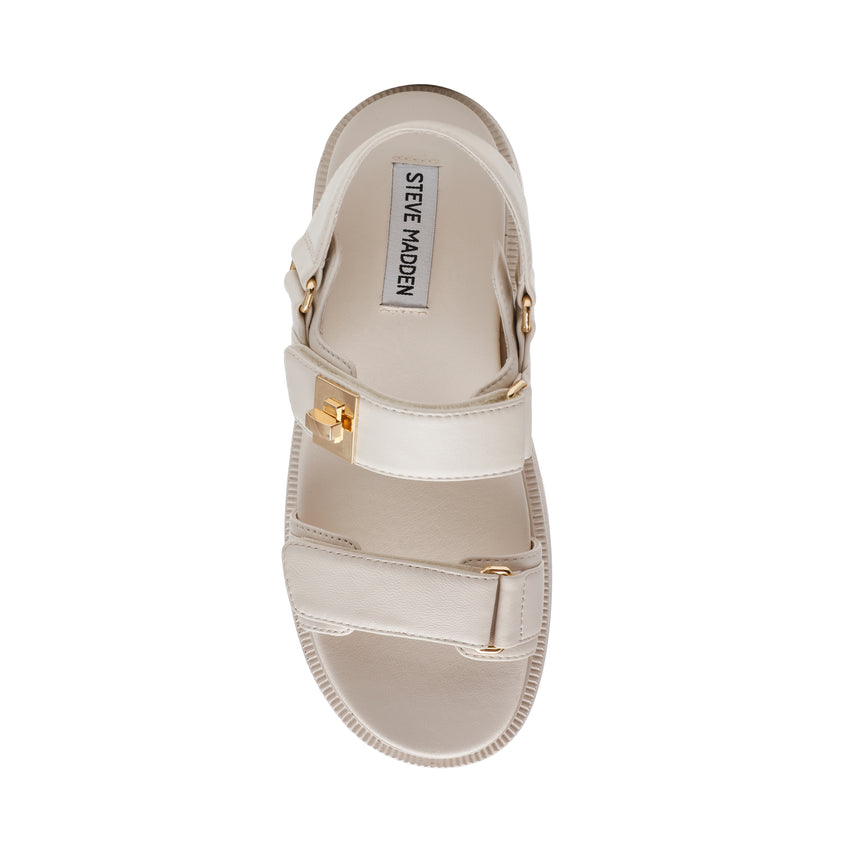 Sandalias con plataforma Supermona Beige