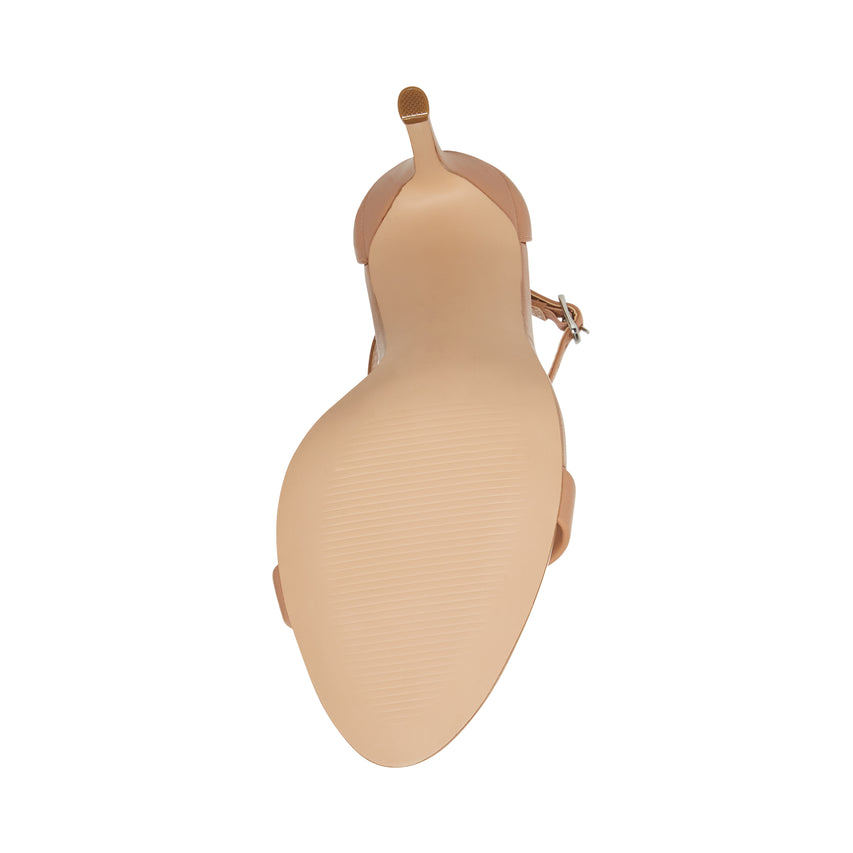 Sandalias de tacón Tecy Beige