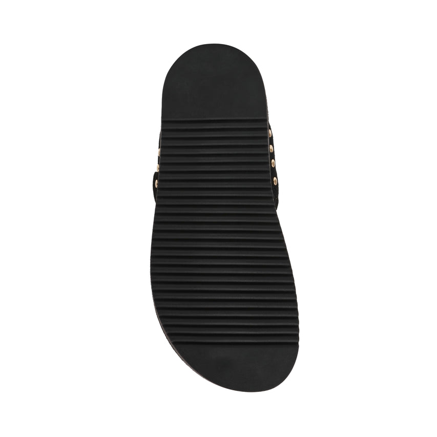 Sandalias planas Thona Negras
