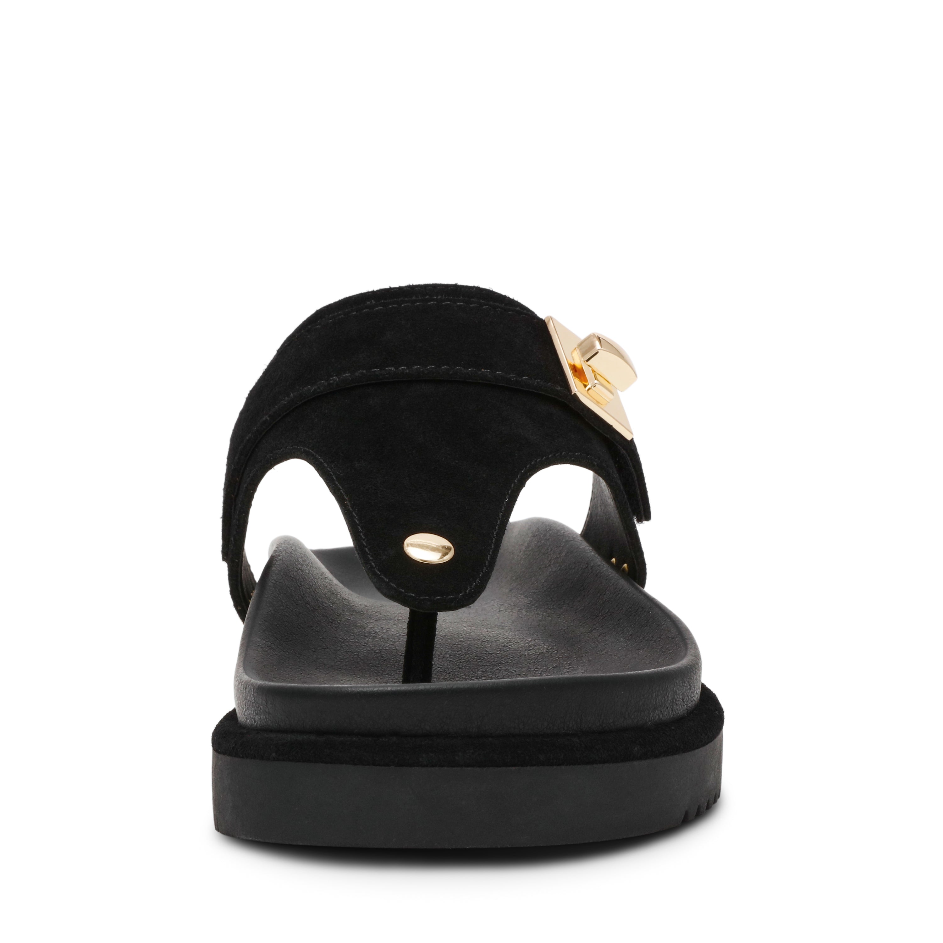 Sandalias planas Thona Negras