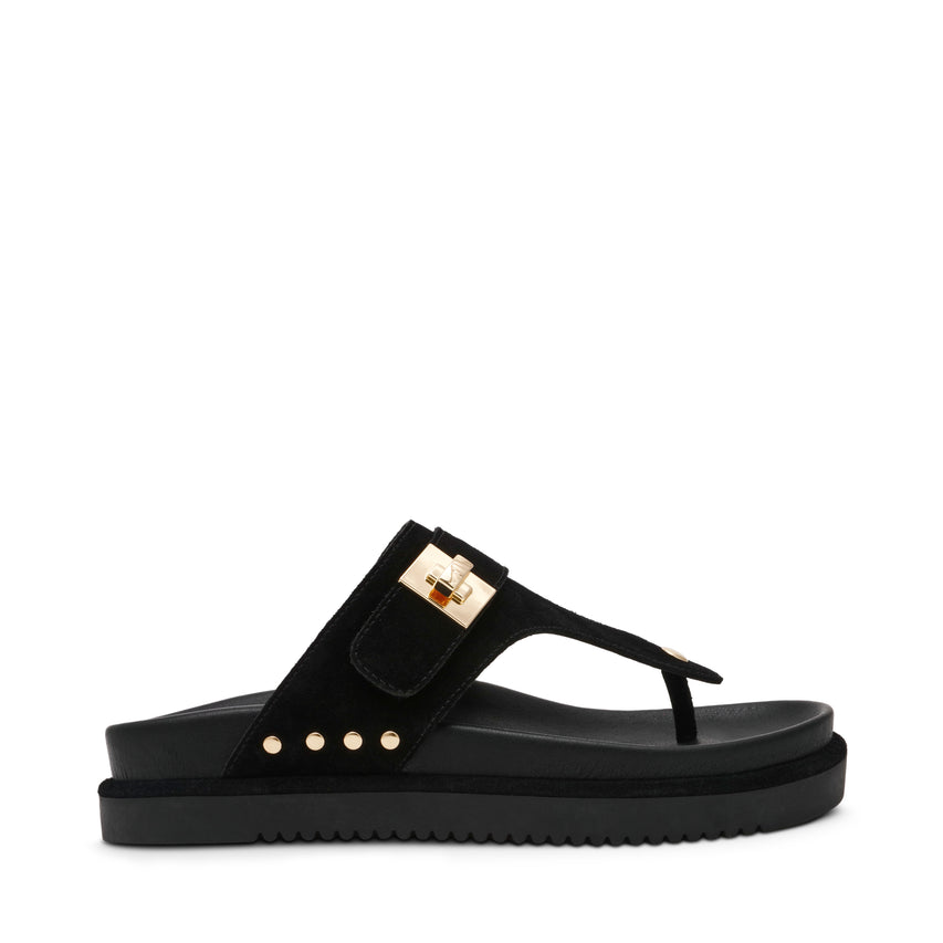 Sandalias planas Thona Negras