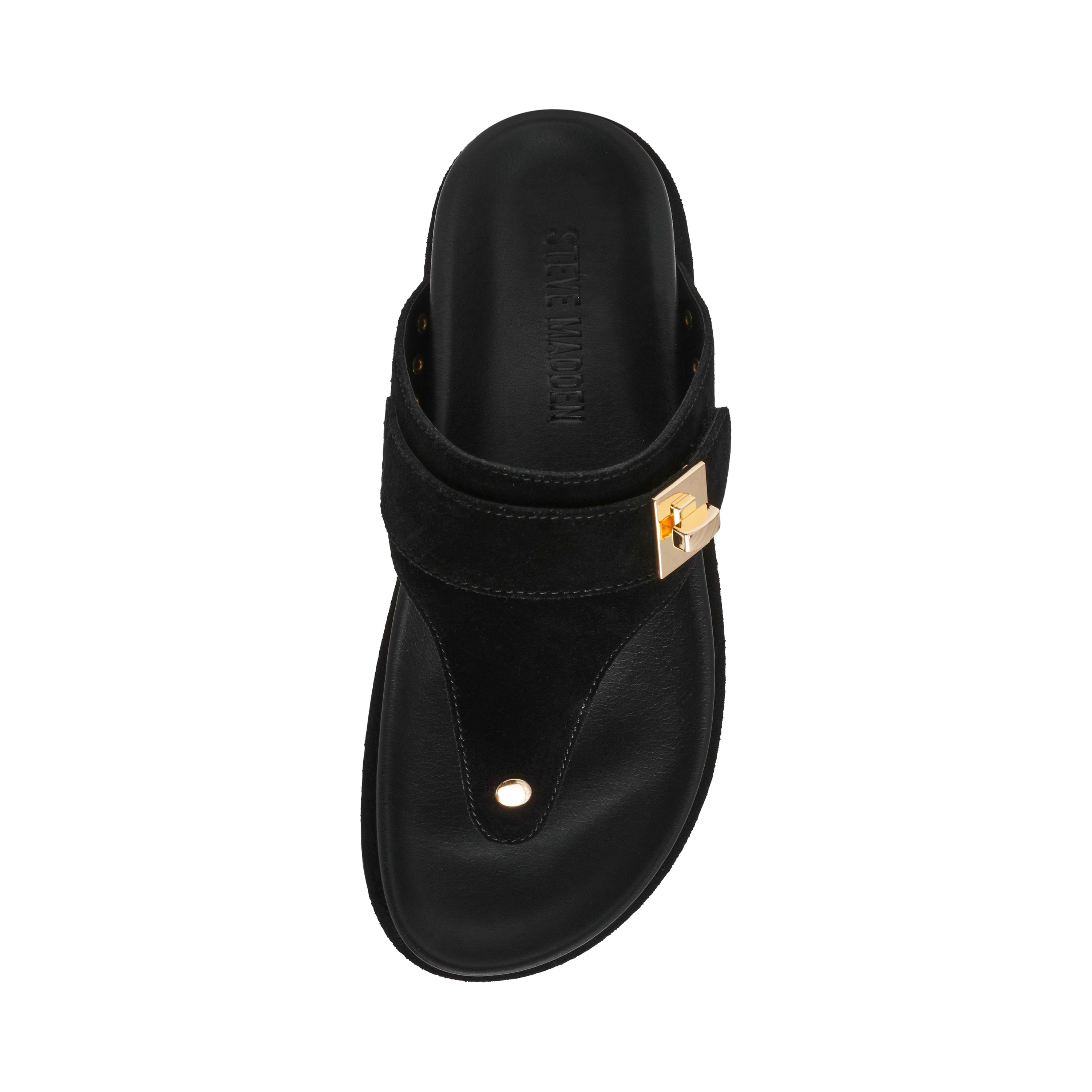 Sandalias planas Thona Negras