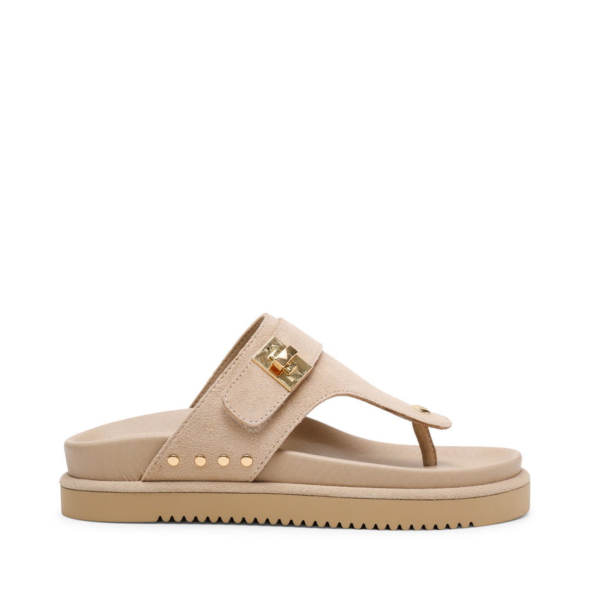 Sandalias planas Thona Beige