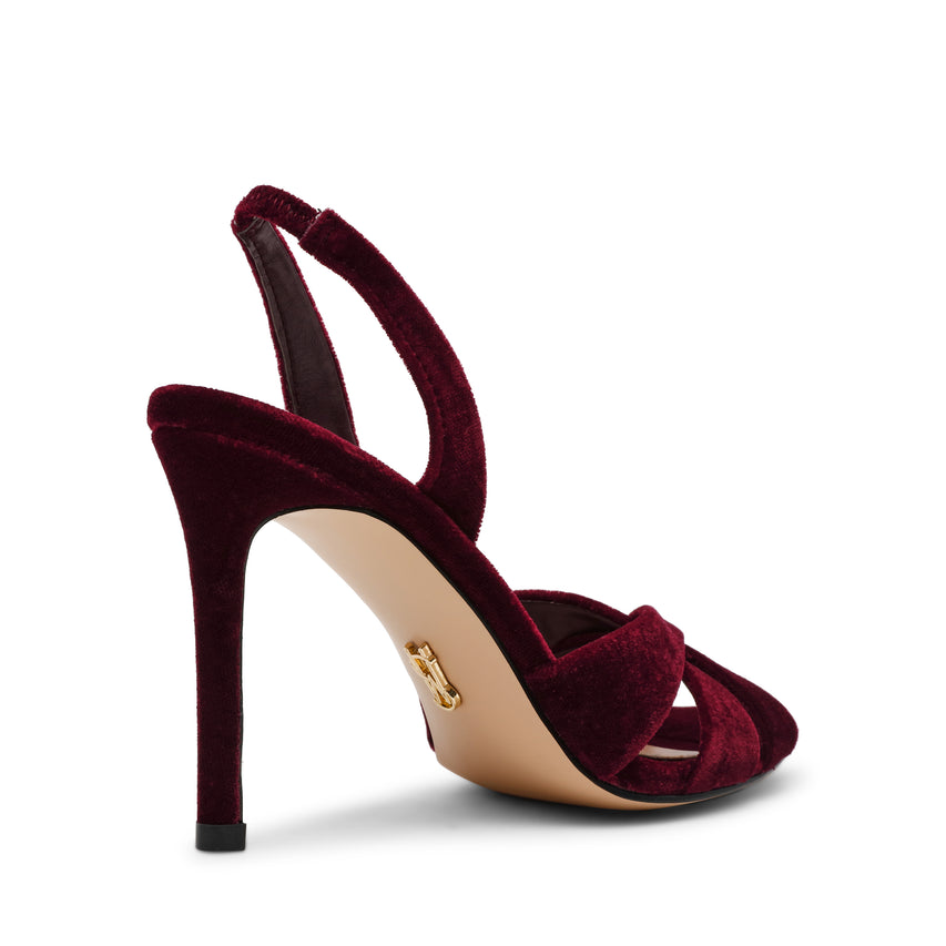 Sandalias de tacón Trophies Vinotinto