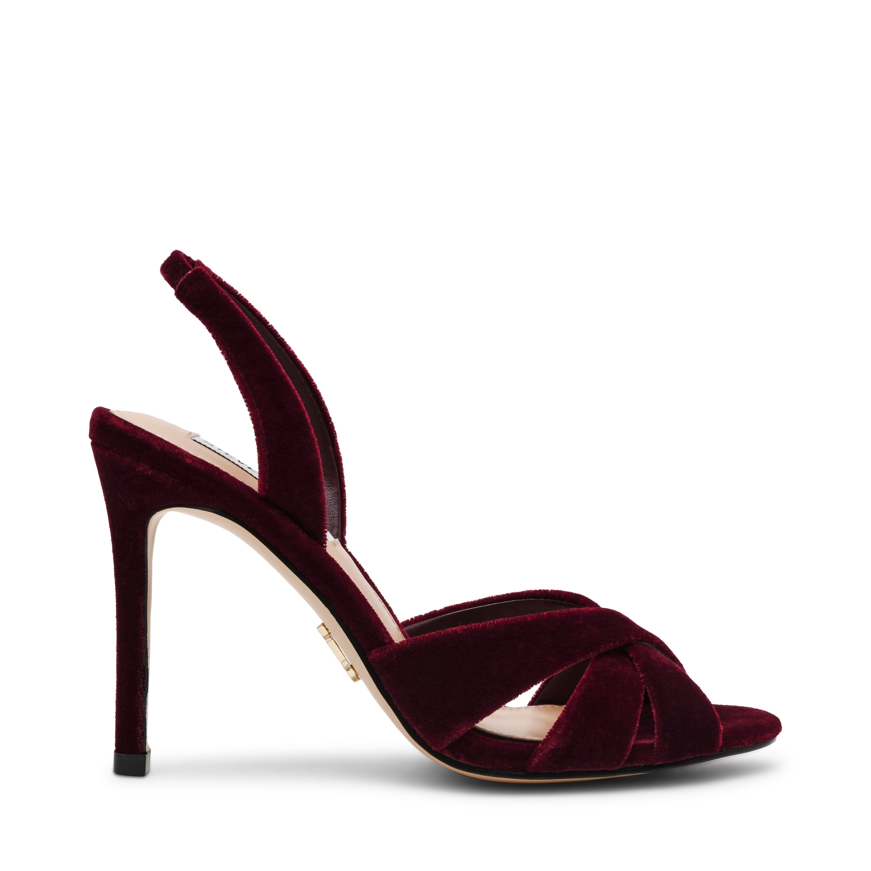 Sandalias de tacón Trophies Vinotinto