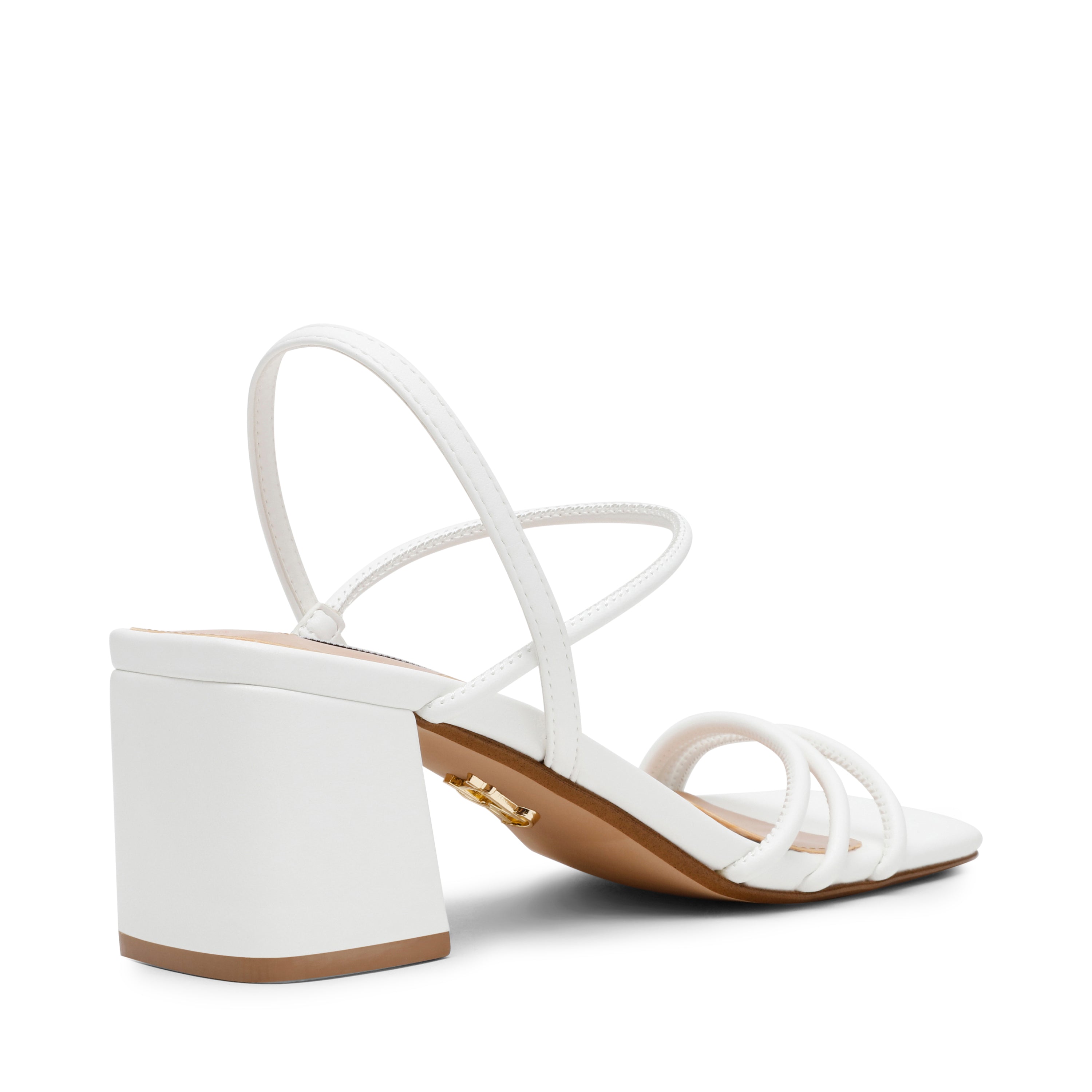 Sandalias De Tacón Zellie Blancos