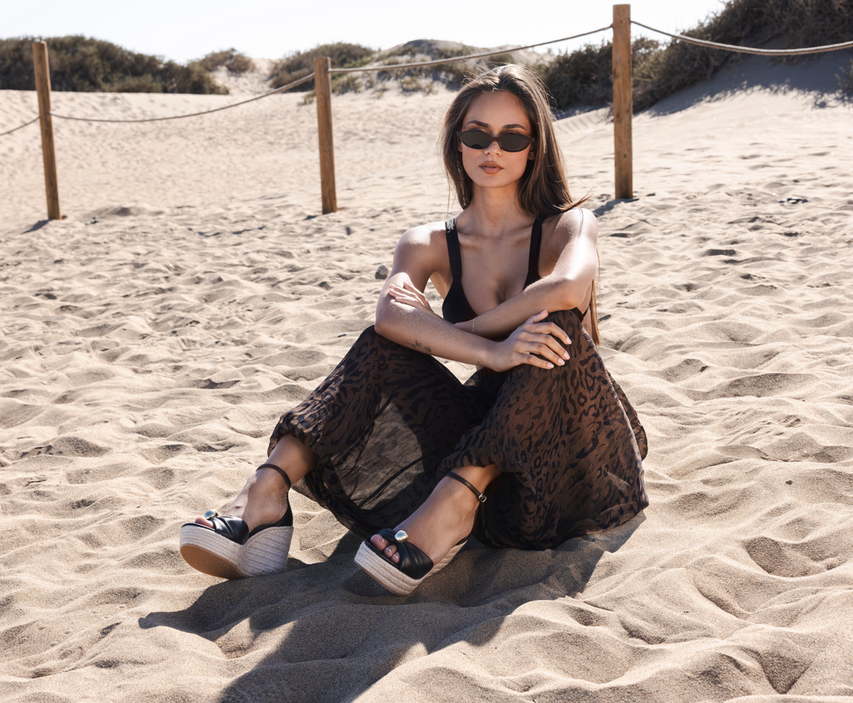 Sandalias con plataforma Taliya Negras - view 7
