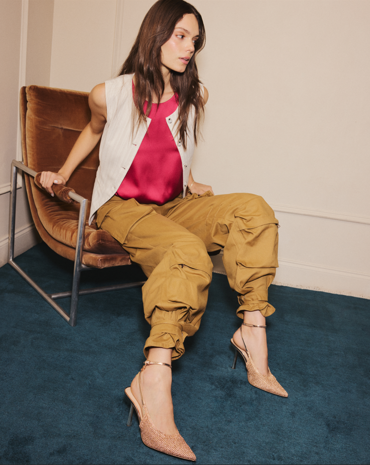 Tacones Stiletto Ascension Doradas