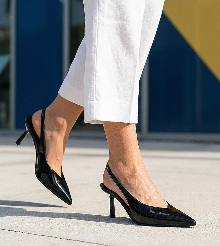 Tacones Stiletto Brilliant Negros - view 2
