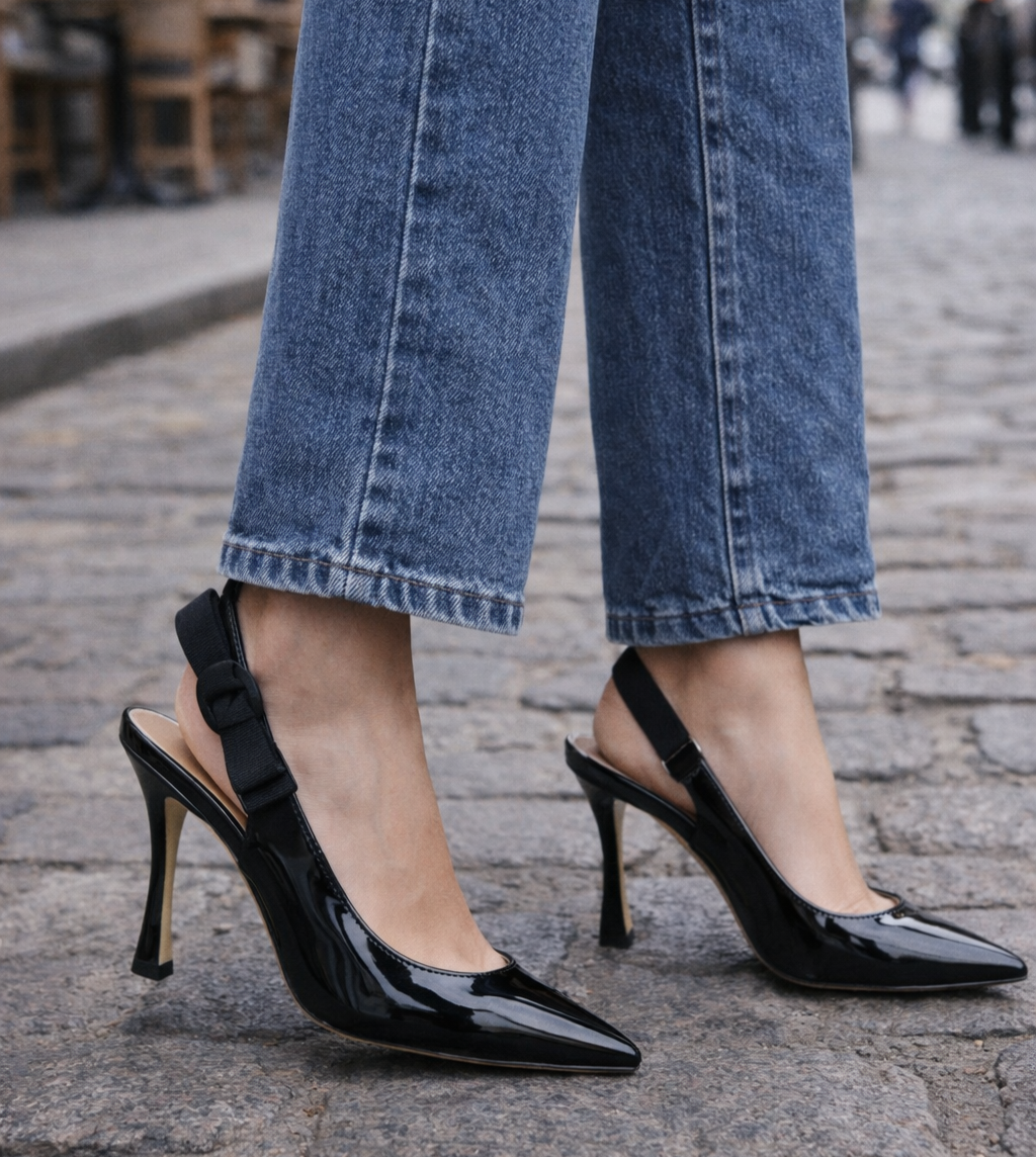 Tacones Stiletto Brylie Negro