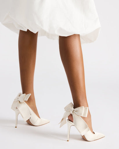 Tacones Stiletto Teacup Blanco
