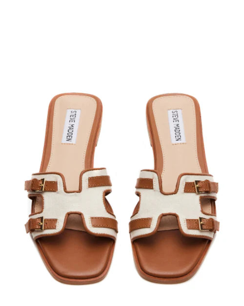 Sandalias planas Haldie Beige