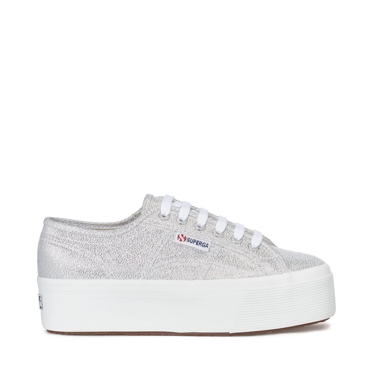 2790 Lame Sneakers Grey Silver
