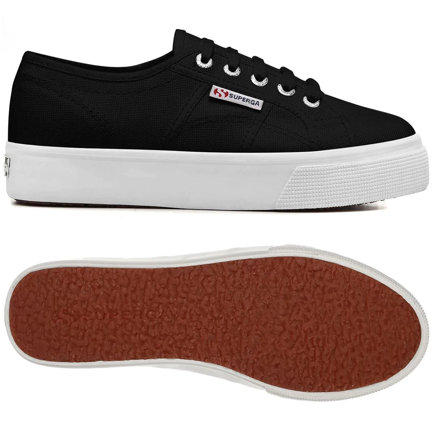 2730 Mid Platform Sneakers Black-FWhite
