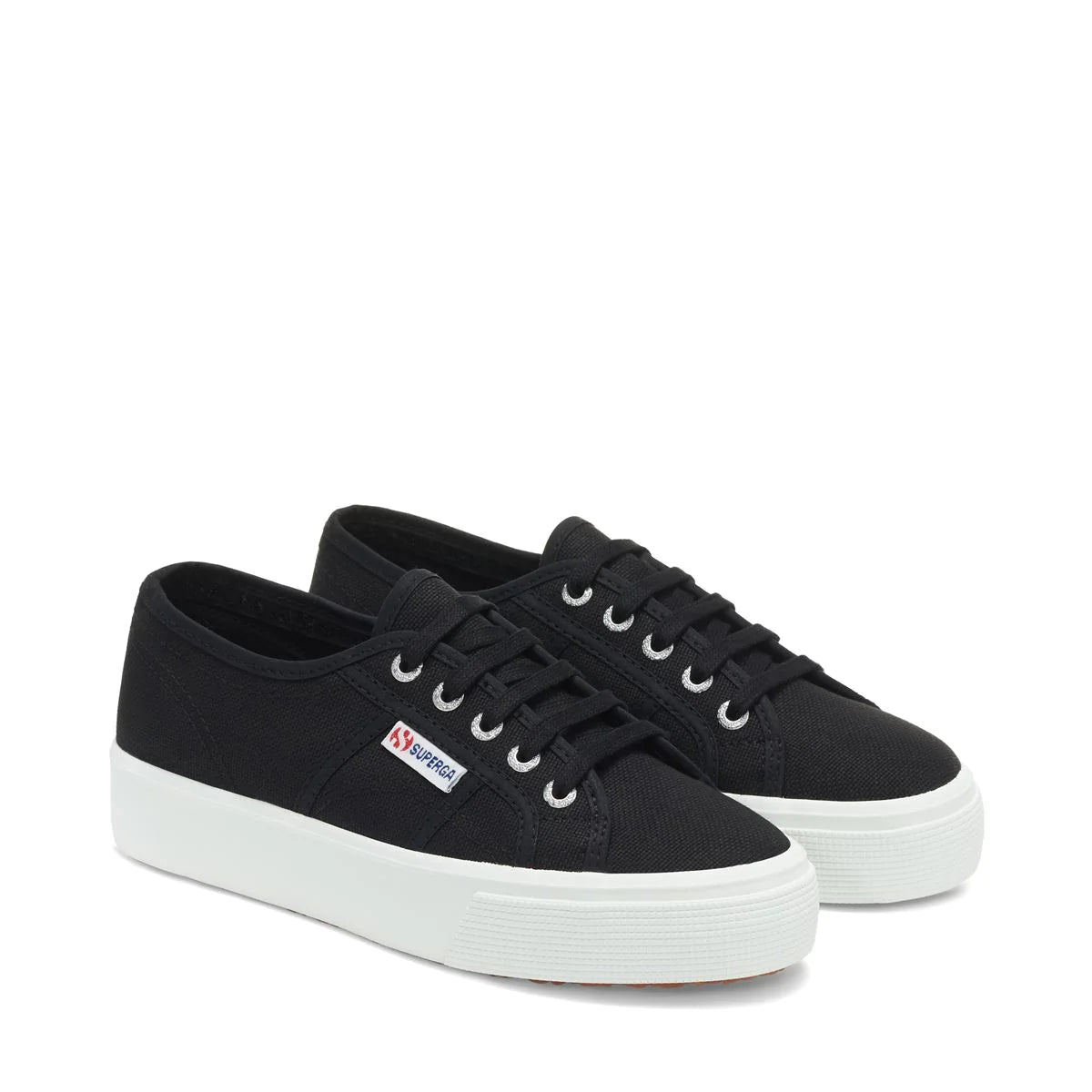 2730 Mid Platform Sneakers Black-FWhite- Hover Image