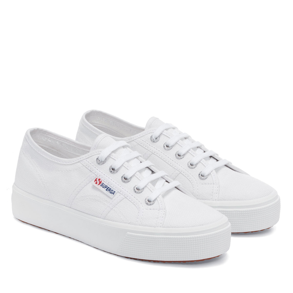 2730 Mid Platform Sneakers White- Hover Image